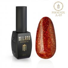 Гель-лак Milano 8ml PHOENIX(Феникс) № A-05
